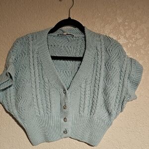 Zara Light Blue Women's Sweater Knit